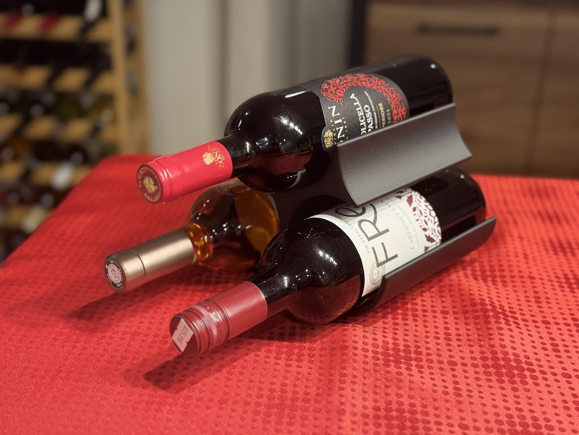 Présentoir élégant à bouteilles de vin