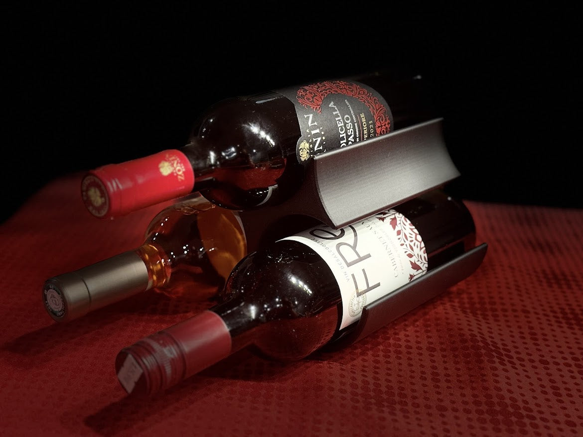Présentoir élégant à bouteilles de vin