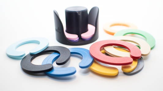 12 Repères à Verres Colorés avec Support